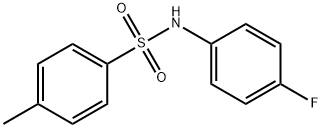 N-(4-fluorophenyl)-4-methylbenzenesulfonamide Struktur