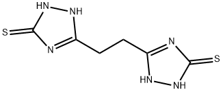 5-[2-(5-thioxo-4,5-dihydro-1H-1,2,4-triazol-3-yl)ethyl]-2,4-dihydro-3H-1,2,4-triazole-3-thione Struktur