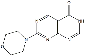 7-(4-morpholinyl)pyrimido[4,5-d]pyrimidin-4(3H)-one Struktur