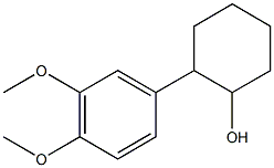 2-(3,4-dimethoxyphenyl)cyclohexanol Struktur