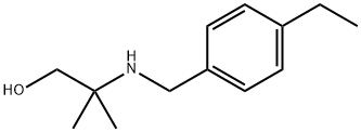 1-Propanol,2-[[(4-ethylphenyl)methyl]amino]-2-methyl-(9CI) Struktur