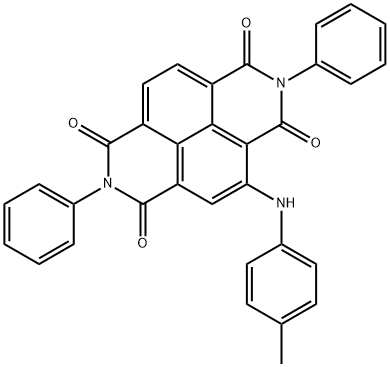 4-[(4-methylphenyl)amino]-2,7-diphenylbenzo[lmn][3,8]phenanthroline-1,3,6,8(2H,7H)-tetrone Struktur