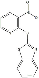 2-({3-nitro-2-pyridinyl}sulfanyl)-1,3-benzothiazole Struktur