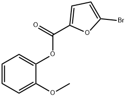 2-methoxyphenyl 5-bromo-2-furoate Struktur