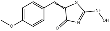 5-(4-methoxybenzylidene)-1,3-thiazolidine-2,4-dione 2-oxime Struktur