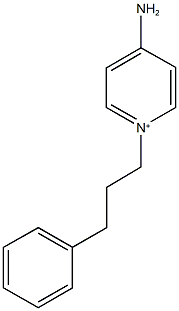 4-amino-1-(3-phenylpropyl)pyridinium Struktur