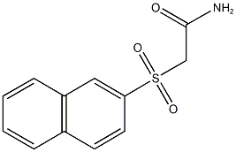 2-(2-naphthylsulfonyl)acetamide Struktur