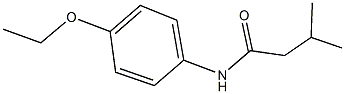 N-(4-ethoxyphenyl)-3-methylbutanamide Struktur