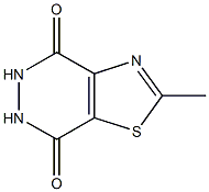 2-methyl-5,6-dihydro[1,3]thiazolo[4,5-d]pyridazine-4,7-dione Struktur