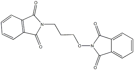 2-[3-(1,3-dioxo-1,3-dihydro-2H-isoindol-2-yl)propoxy]-1H-isoindole-1,3(2H)-dione Struktur