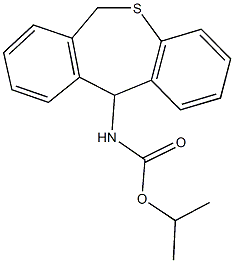 isopropyl 6,11-dihydrodibenzo[b,e]thiepin-11-ylcarbamate Struktur