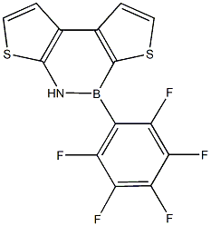 5-(2,3,4,5,6-pentafluorophenyl)-4,5-dihydrodithieno[2,3-c:3,2-e][1,2]azaborinine Structure