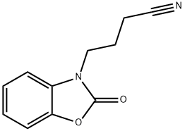 4-(2-oxo-1,3-benzoxazol-3(2H)-yl)butanenitrile Struktur