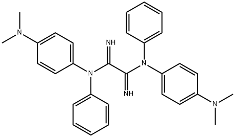 N~1~,N~2~-bis[4-(dimethylamino)phenyl]-N'~1~,N'~2~-diphenylethanediimidamide Struktur