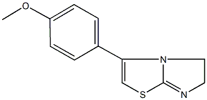 3-(4-methoxyphenyl)-5,6-dihydroimidazo[2,1-b][1,3]thiazole Struktur