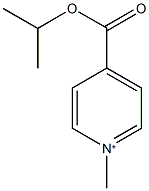 4-(isopropoxycarbonyl)-1-methylpyridinium Struktur