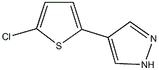 4-(5-chloro-2-thienyl)-1H-pyrazole Struktur