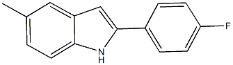 2-(4-fluorophenyl)-5-methyl-1H-indole Struktur