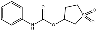 1,1-dioxidotetrahydro-3-thienyl phenylcarbamate Struktur