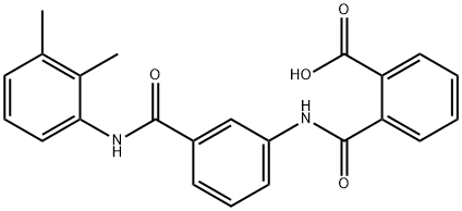 2-({3-[(2,3-dimethylanilino)carbonyl]anilino}carbonyl)benzoic acid Struktur