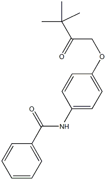 N-[4-(3,3-dimethyl-2-oxobutoxy)phenyl]benzamide Struktur