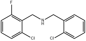 N-(2-chlorobenzyl)-N-(2-chloro-6-fluorobenzyl)amine Struktur