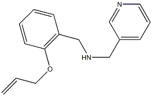 N-[2-(allyloxy)benzyl]-N-(3-pyridinylmethyl)amine Struktur