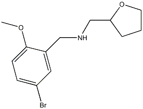 N-(5-bromo-2-methoxybenzyl)-N-(tetrahydro-2-furanylmethyl)amine Struktur