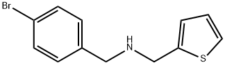 N-(4-bromobenzyl)-N-(2-thienylmethyl)amine Struktur