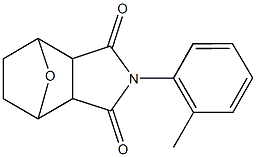 4-(2-methylphenyl)-10-oxa-4-azatricyclo[5.2.1.0~2,6~]decane-3,5-dione Struktur