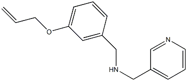 N-[3-(allyloxy)benzyl]-N-(3-pyridinylmethyl)amine Struktur