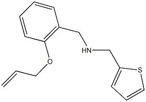 N-[2-(allyloxy)benzyl]-N-(2-thienylmethyl)amine Struktur