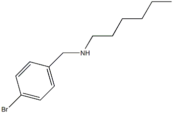 N-(4-bromobenzyl)-N-hexylamine Struktur