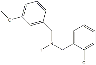 N-(2-chlorobenzyl)-N-(3-methoxybenzyl)amine Struktur