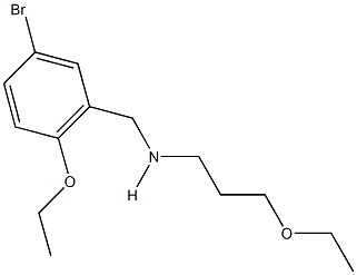 N-(5-bromo-2-ethoxybenzyl)-N-(3-ethoxypropyl)amine Struktur