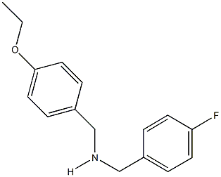 N-(4-ethoxybenzyl)-N-(4-fluorobenzyl)amine Struktur