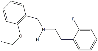 N-(2-ethoxybenzyl)-N-[2-(2-fluorophenyl)ethyl]amine Struktur