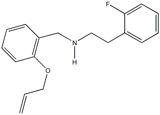 N-[2-(allyloxy)benzyl]-N-[2-(2-fluorophenyl)ethyl]amine Struktur