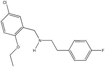 N-(5-chloro-2-ethoxybenzyl)-N-[2-(4-fluorophenyl)ethyl]amine Struktur