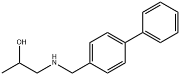 1-[([1,1'-biphenyl]-4-ylmethyl)amino]-2-propanol Struktur