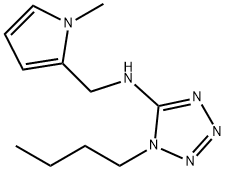 N-(1-butyl-1H-tetraazol-5-yl)-N-[(1-methyl-1H-pyrrol-2-yl)methyl]amine Struktur