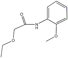 2-ethoxy-N-(2-methoxyphenyl)acetamide Struktur