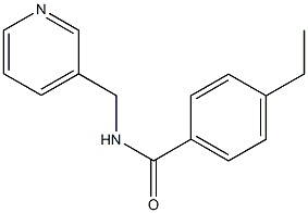 4-ethyl-N-(3-pyridinylmethyl)benzamide Struktur