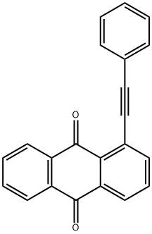 1-(phenylethynyl)anthra-9,10-quinone Struktur