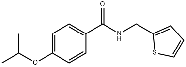 4-isopropoxy-N-(2-thienylmethyl)benzamide Struktur