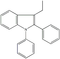 3-ethyl-1,2-diphenyl-1H-indole Struktur