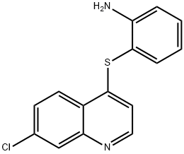 2-[(7-chloro-4-quinolinyl)sulfanyl]phenylamine Struktur