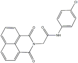 N-(4-chlorophenyl)-2-(1,3-dioxo-1H-benzo[de]isoquinolin-2(3H)-yl)acetamide Struktur