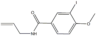 N-allyl-3-iodo-4-methoxybenzamide Struktur