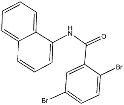 2,5-dibromo-N-(1-naphthyl)benzamide Struktur